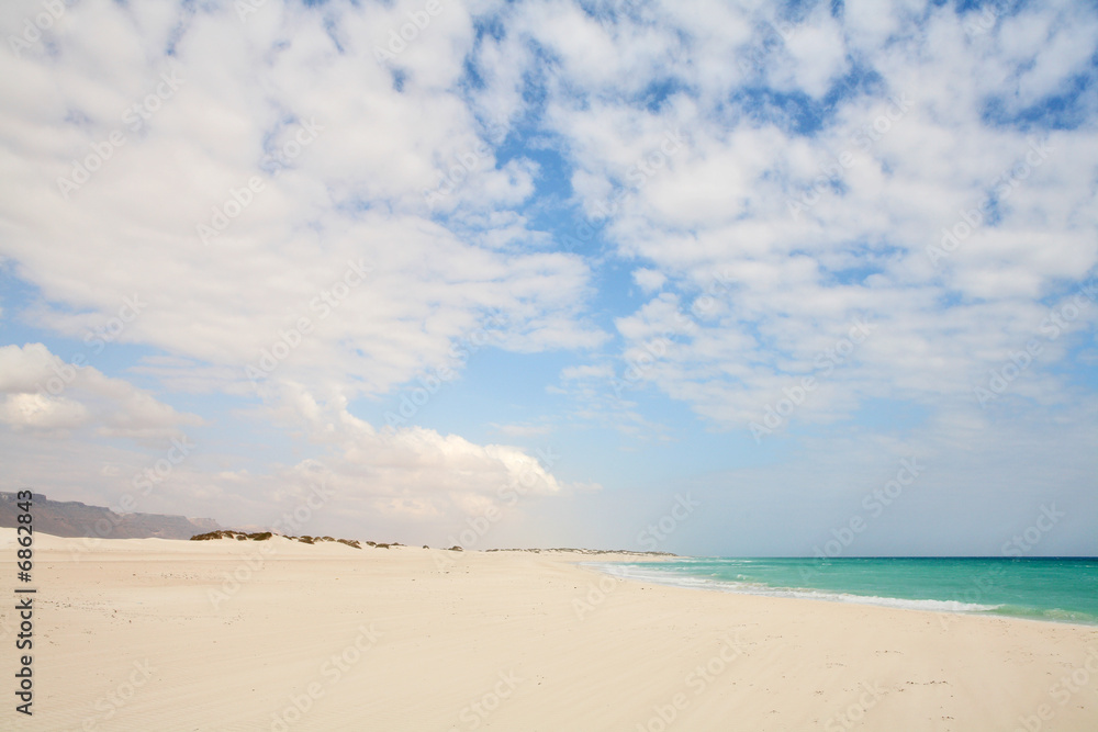 Beach on Socotra island