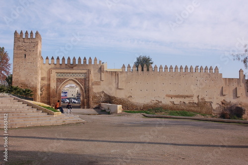 Porte de la médina de Fès ; Maroc