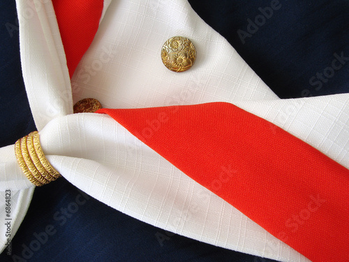 Принти на полотні sailor blouse abstract