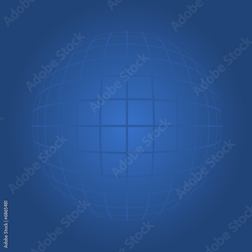 sphère bleue