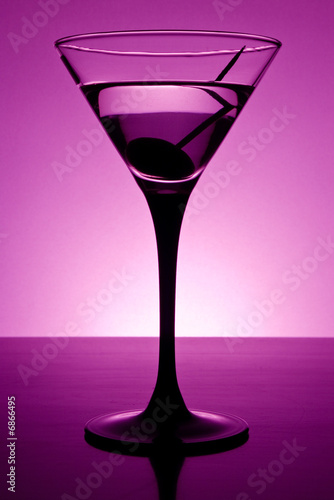 Martini in purple