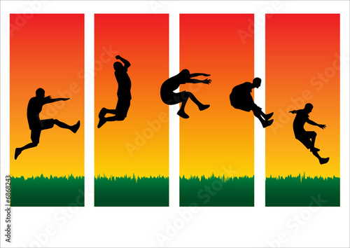 The Sequence of Man Jumping
