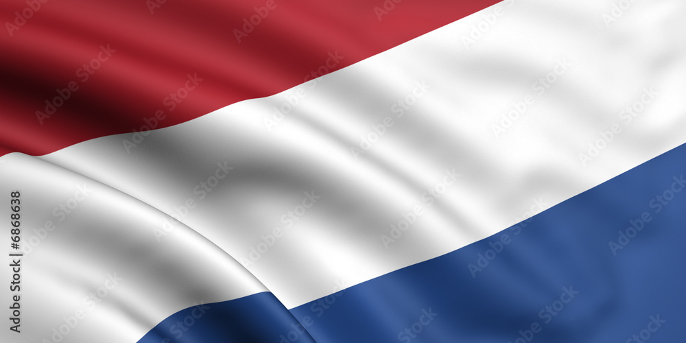 Niederlande Fahne - obrazy, fototapety, plakaty 