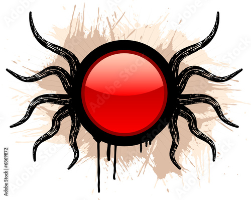 Grunge button.