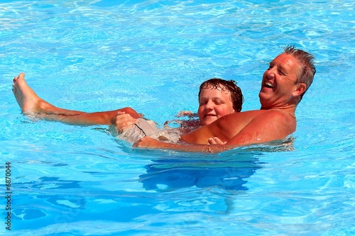 Family Swimming Fun