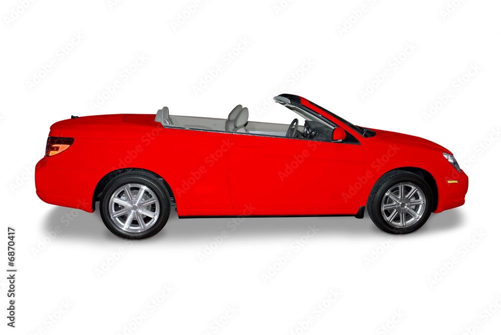 Red Convertible  Car