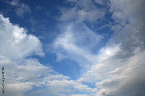 beautiful blue sky