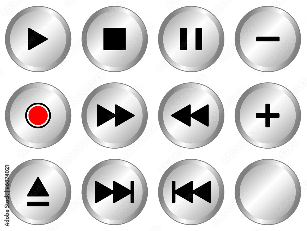 Grey Music Icons Grey Music Icons