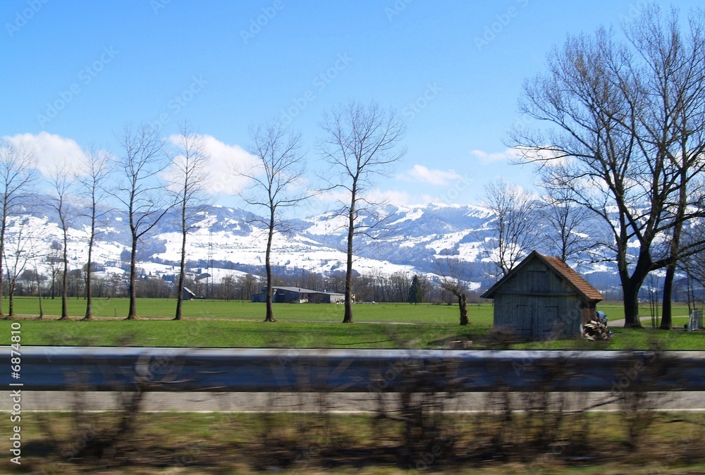 Fototapeta premium alpes 