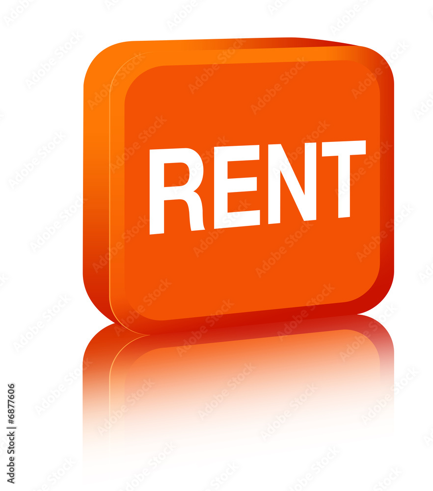 Rent Sign - orange Rent Sign - orange