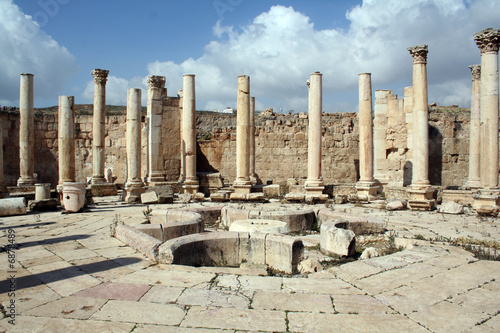 ancient ruins Jerash photo