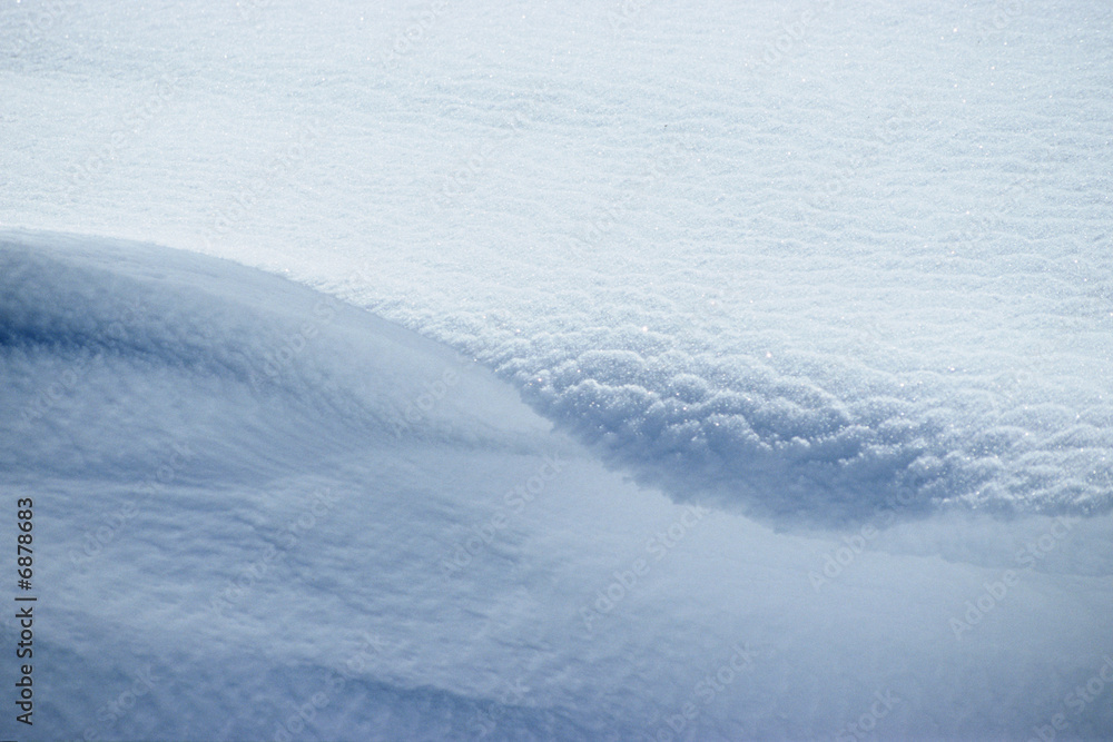 Neige sculptée par le vent Neige sculptée par le vent