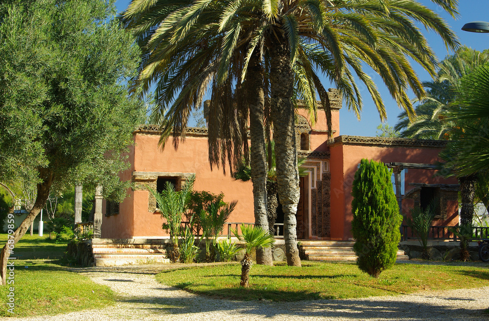 Fototapeta premium Riad: Marokkanische Architektur