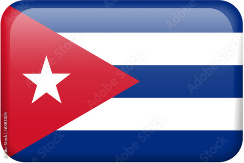 Cuba Flag Button