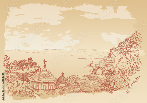 Kafsokalyvia skete in mount Athos