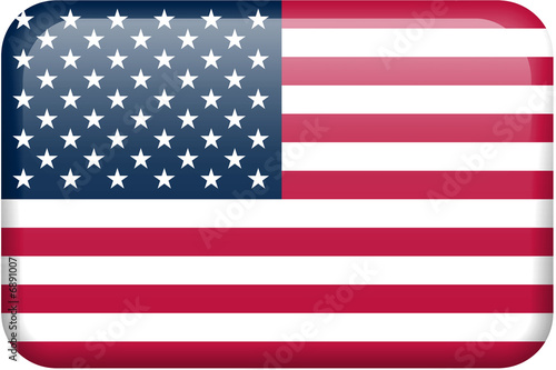 United States of America Flag Button