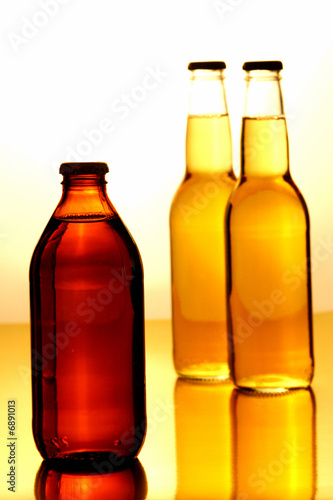 Tablou pe pânză Beer Bottles