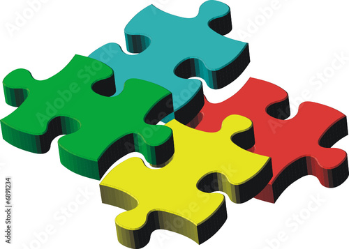 puzzle colores 3d