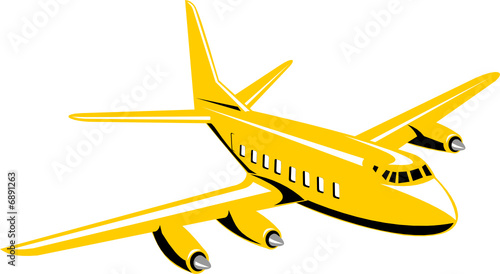 Propeller airplane