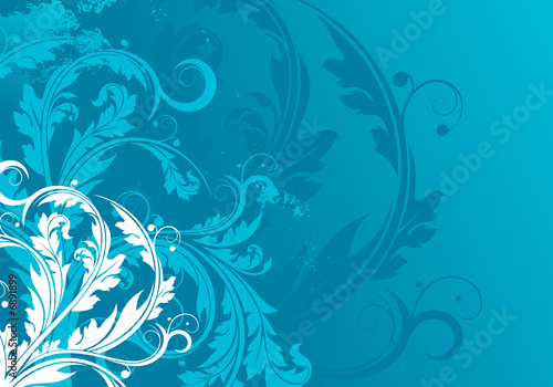 Grunge Floral Background