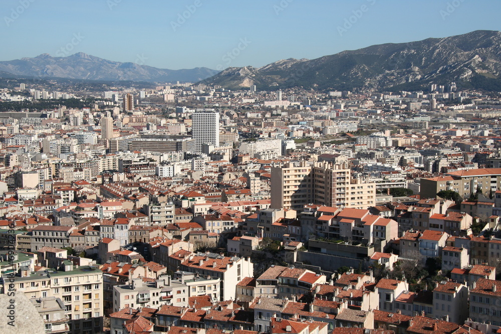 Surplomb de Marseille
