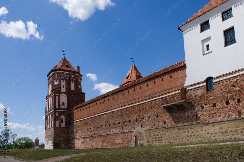Tower and Wall with balcony
