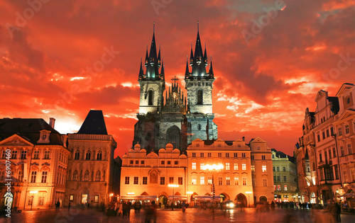 The Old Town Square in Prague