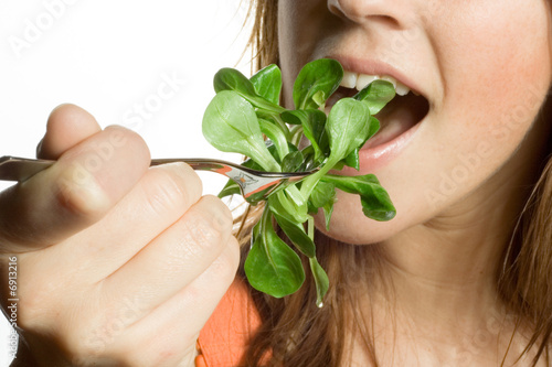 Eating a Salad
