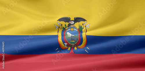 Ecuadorianische Flagge photo