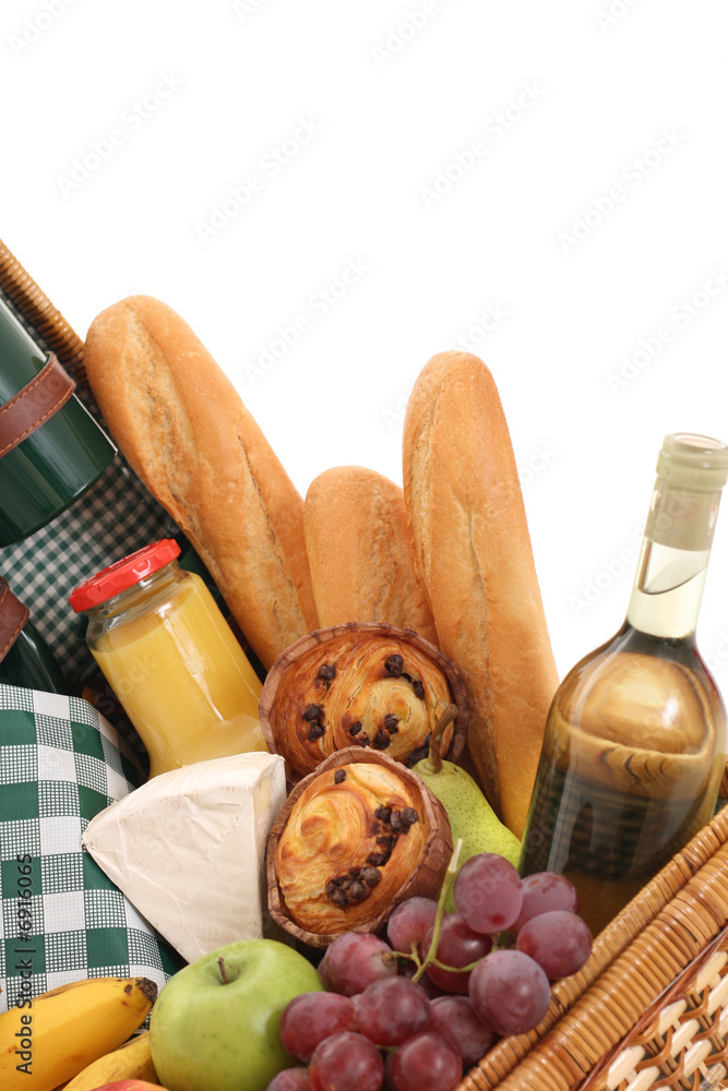 Naklejka premium picnic basket