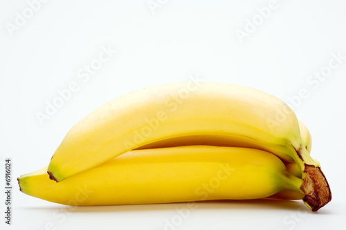 banana bundle isolated on white background