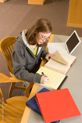 studying