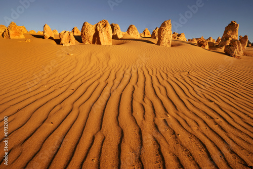 Pinnacles desert w zachodniej Australii