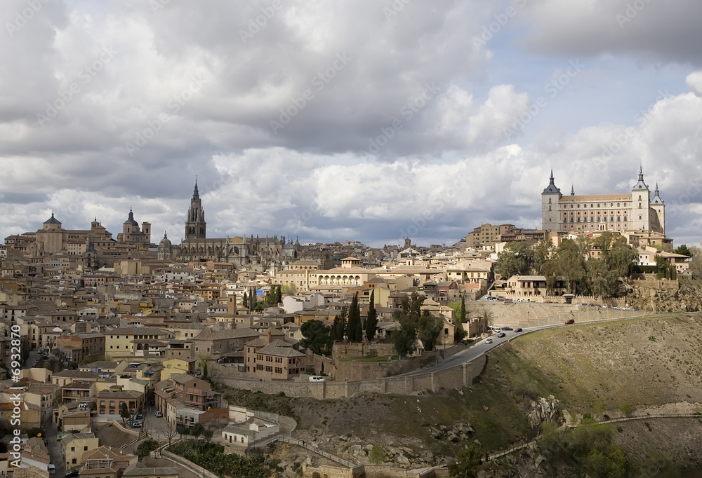 Toledo with Clouds
