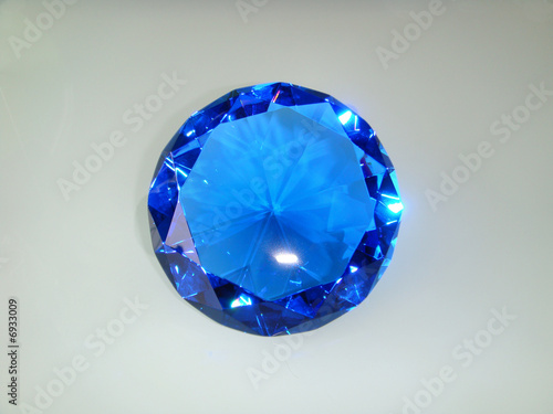 Diamond blue photo