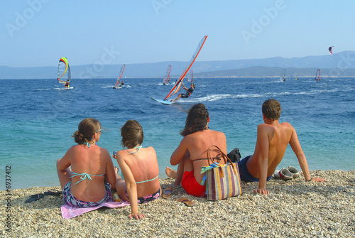 Fans of windsurfing