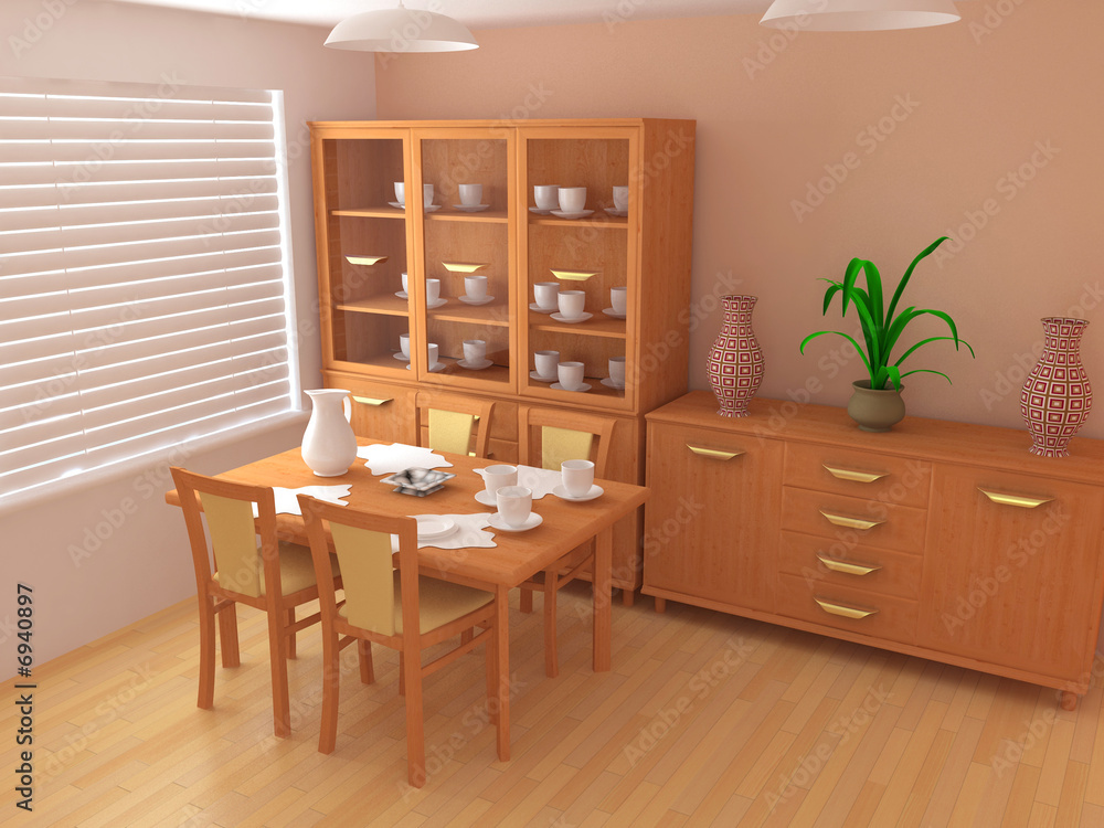 Fototapeta premium modern interior 3d