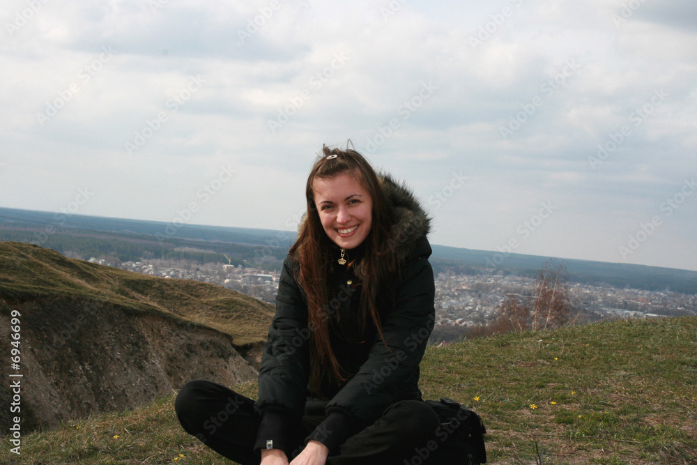 girl on ground