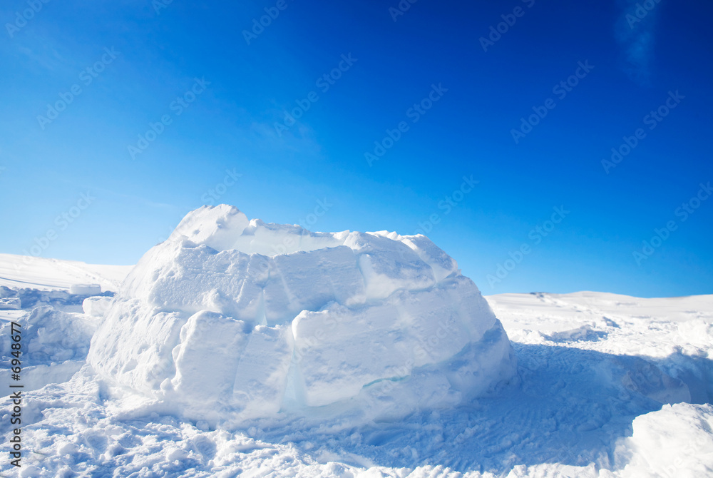 Obraz premium Igloo Building Detail