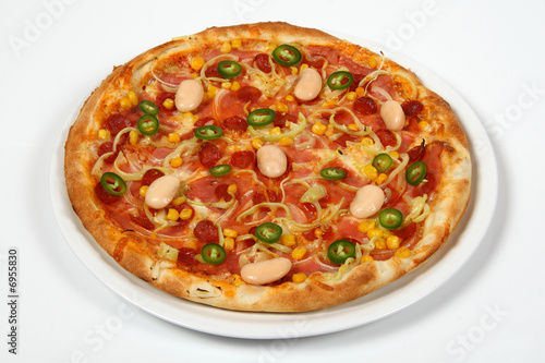 hot pizza