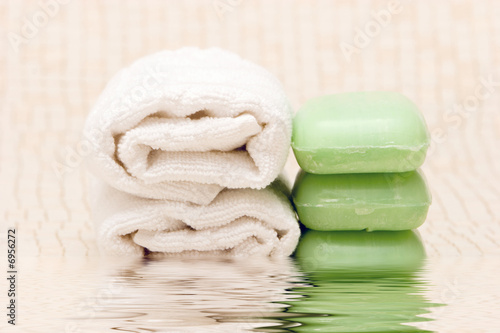 Spa towels and soaps