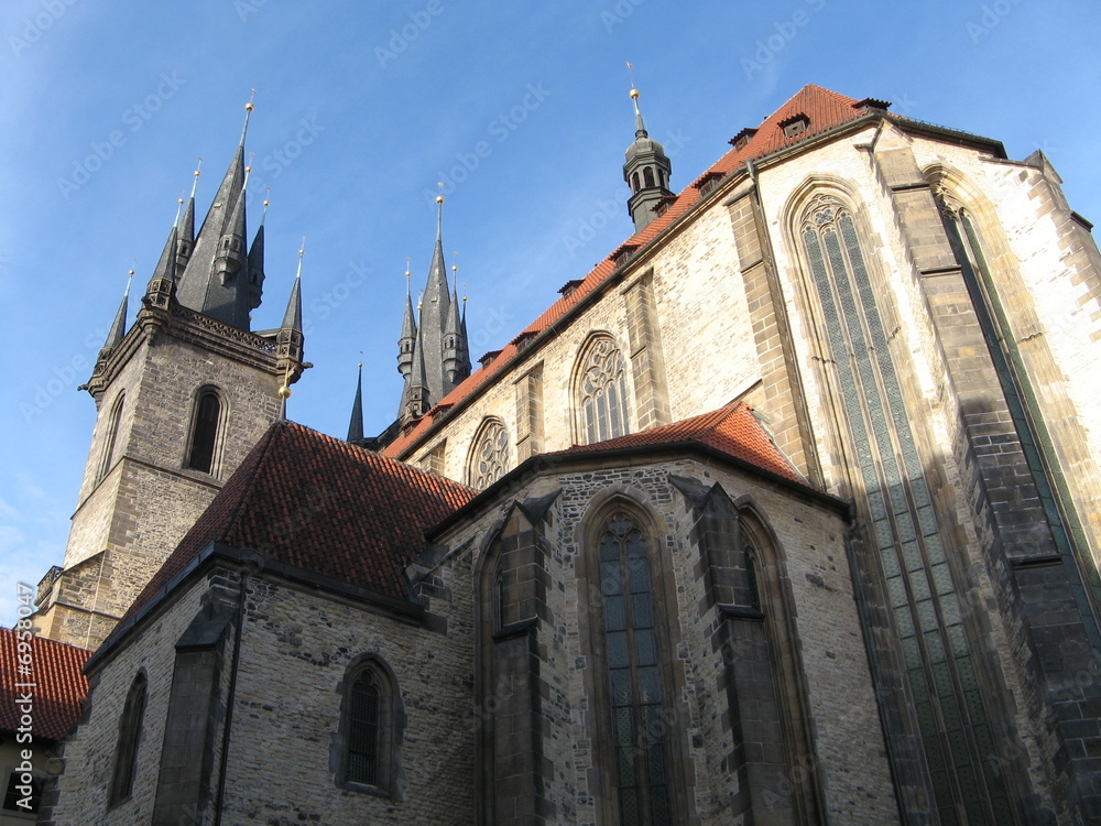 Tyn Church, Old Town Square, Prague Czech Republic