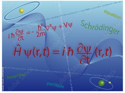 Equation de Schrodinger sur fond abstrait
