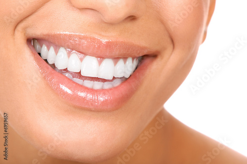 Obraz na plátně woman teeth