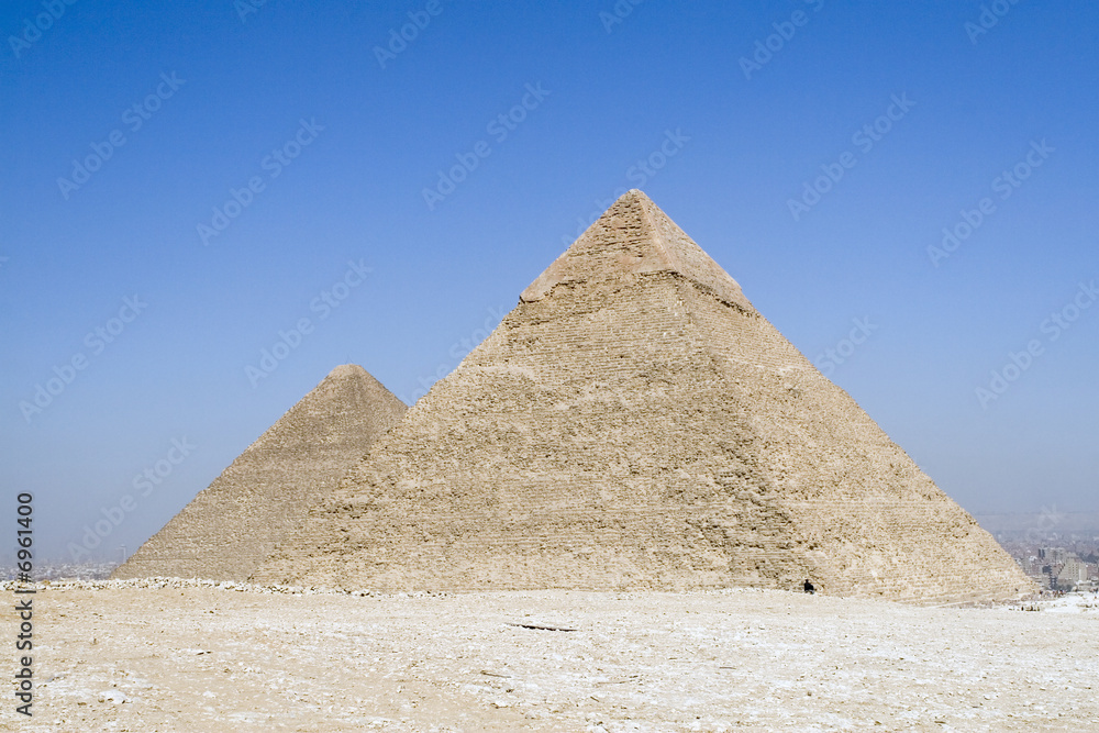 Two pyramids