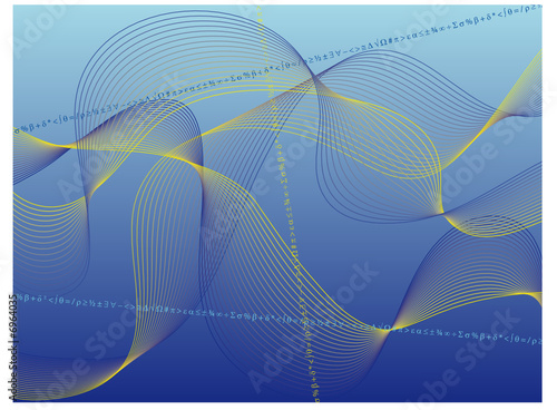 Maths Abstract Waves & Symbols