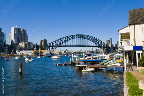 Sydney Harbour Bridge Boats