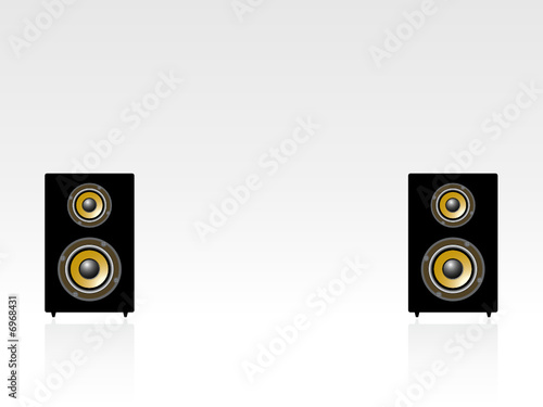 Speakers with copy space