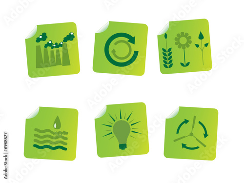 Ecology sticker series