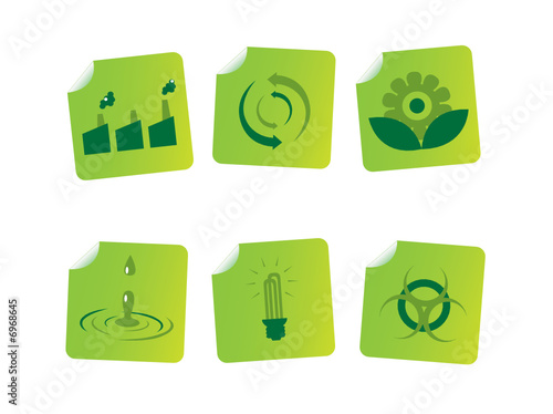 Ecology sticker series